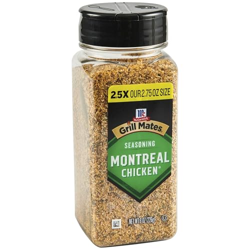  McCormick Grill Mates Montreal Chicken Seasoning for Quick Weeknight Meals, Families, Outdoors BBQ
| McCormick Grill Ma