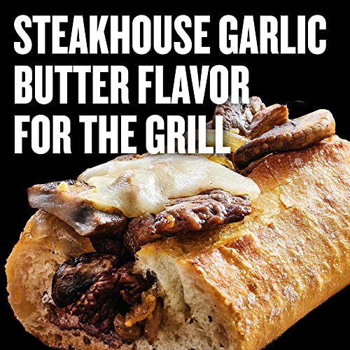  McCormick Grill Mates Garlic Butter Seasoning for Grilled Chicken and Steaks, Perfect for Grillers, Outdoor Barbecues a