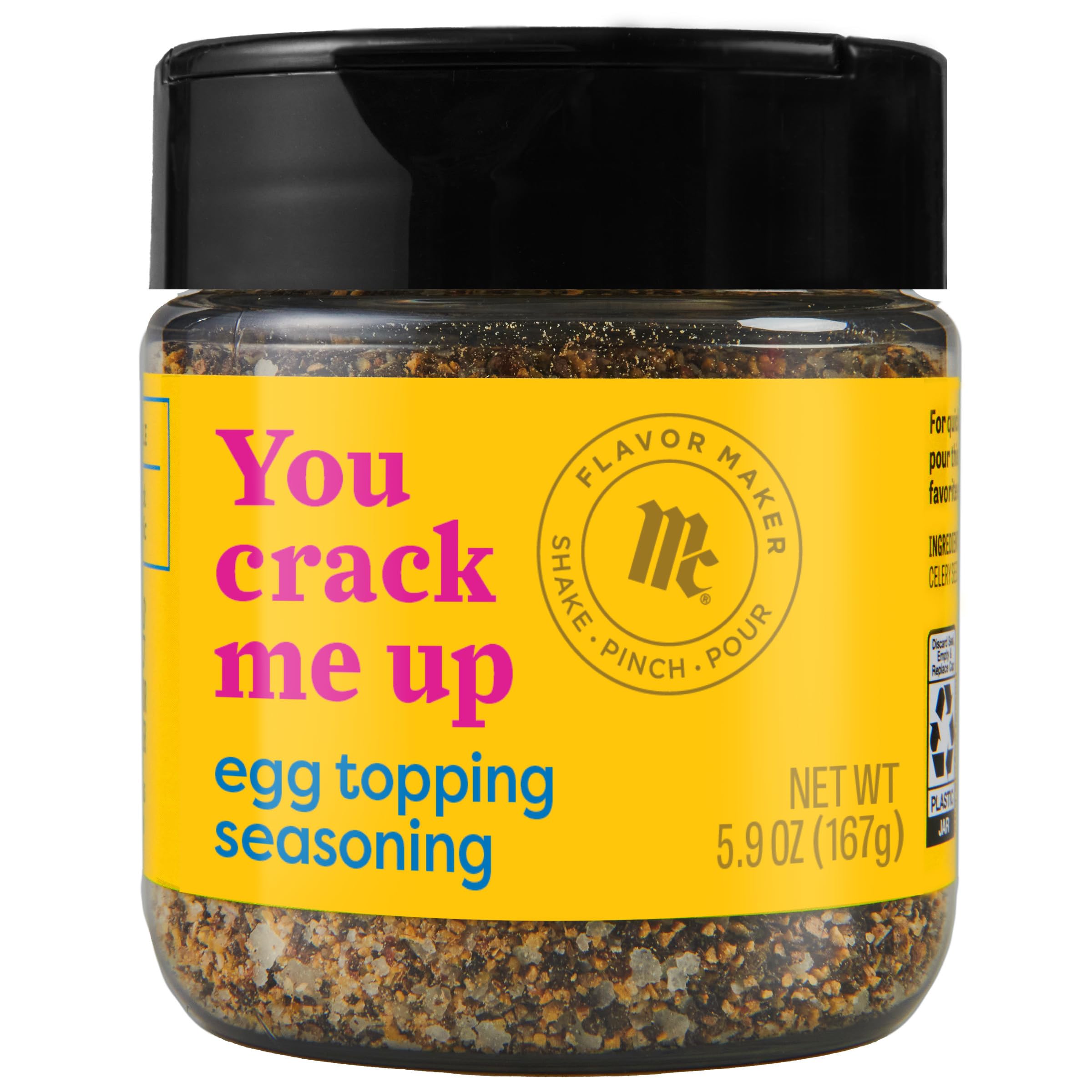 McCormick Egg Topping Seasoning for Flavor, Perfect for Breakfast, Best for Scrambled Eggs, 5.9 oz
