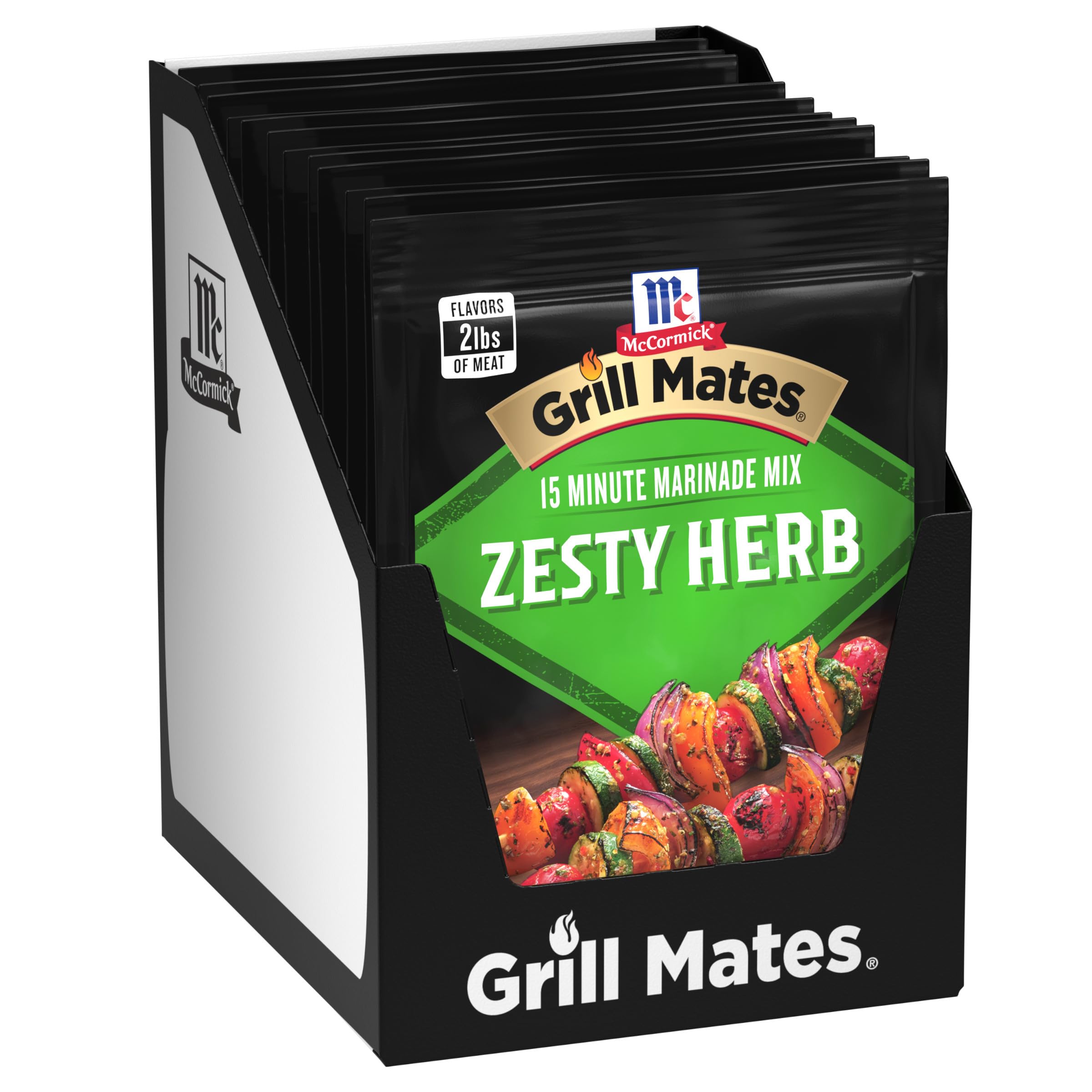  McCormick Grill Mates Zesty Herb Marinade Mix for Grilling Chicken and Vegetables
| McCormick Grill Mates Zesty Herb Ma